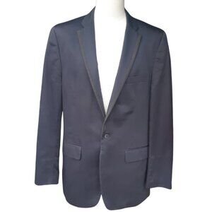 ALFANI by Macy's SZ 40L 100% Cotton Men's Black Blazer / Jacket